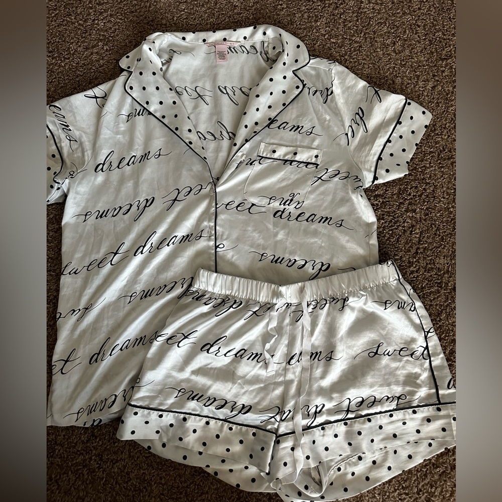 Victoria Secret Satin Pajama Set